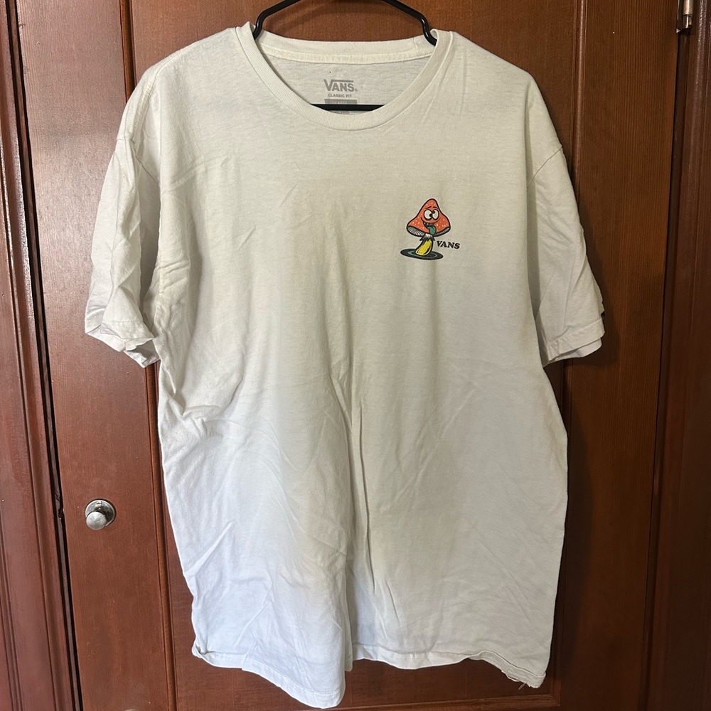 Vans White Tee with Colorful Graphic